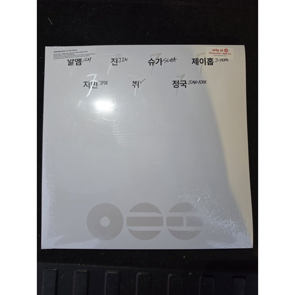 BTS - The 5th Album 'ARIRANG', Vinyl Record LP, Red Splatter, Deluxe B&W Version
